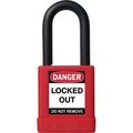 Accuform BRASS BODY PADLOCKS BODY HEIGHT 1 KDL440RD KDL440RD